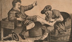 Druïde en Hooglander door Unbekannt