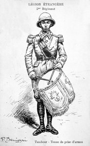 Tamboer, 5e regiment van het Franse Vreemdelingenlegioen, 20e eeuw
