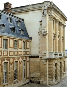 Dufour Huis gezien vanuit het zuiden, Chateau de Versailles, Frankrijk door Unbekannt