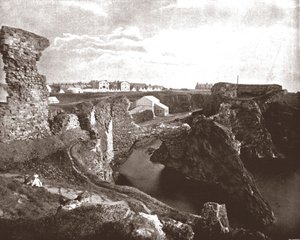 Kasteel Dunbar, East Lothian, Schotland, 1894 door Unbekannt