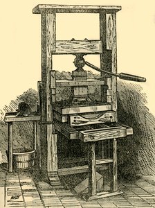 Duplicaat van Franklins Pers, 1881 door Unbekannt