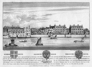 Durham House, Salisbury House en Worcester House, Londen, ca. 1630 1808
