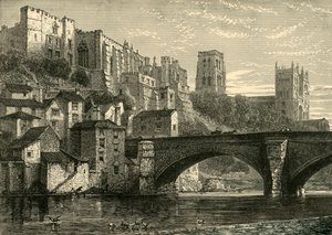 Durham vanaf de rivier, 1898