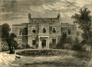 Earls Court House voorheen John Hunters Huis, ca. 1876 door Unbekannt