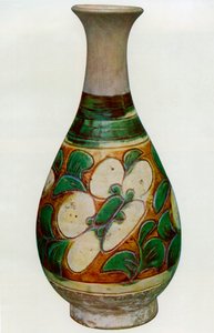 Aardewerken vaas, Chinees, Tang-dynastie, 618-907, 1925 door Unbekannt