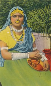 Oost-Indisch meisje, Trinidad, ca. 1952