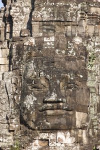 Oostpoort van Angkor Thom, Siem Reap, Cambodja door Unbekannt