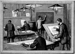 Ecole des Ponts-et-Chaussees, Parijs, 1894 door Unbekannt