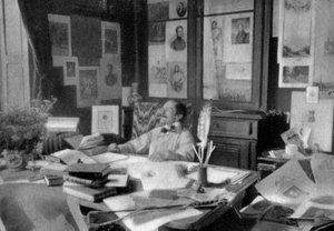 Edmond Rostand, Franse dichter en toneelschrijver, 1908 door Unbekannt