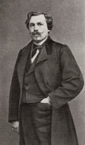 Edmond de Goncourt, Franse auteur, 1868 door Unbekannt