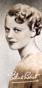 Edna Best 1900-1974, Britse toneel- en filmactrice, 1935 door Unbekannt