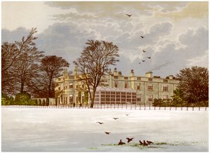 Ednaston Lodge, Derbyshire, huis van de familie Kingdon door Unbekannt