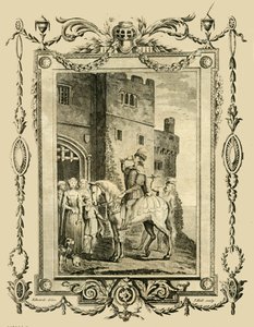 Edward de Martelaar gestoken in opdracht van zijn stiefmoeder, Elfrida, in Corfe Castle, 978, 1783