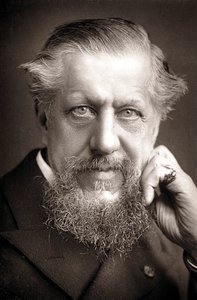 Edwin Arnold 1832-1904, Britse orientalist, dichter en journalist, c1890