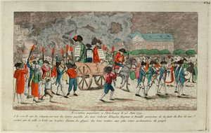 Beeldverbranding van Klinglin, Heymann en Bouille op 25 juni 1791 in Straatsburg, 1791