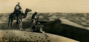 Egypte - Uitzicht op de woestijn, ca. 1918-ca. 1939 door Unbekannt