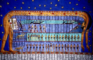 Egyptisch kosmos door Unbekannt