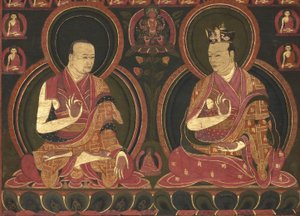 Achtste Karmapa, Mikyo Dorje (1507-1554) en zijn leraar de Eerste Sangye Nyenpa
