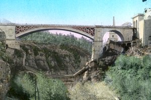 El-Kantara-brug, Constantine, noordoost Algerije