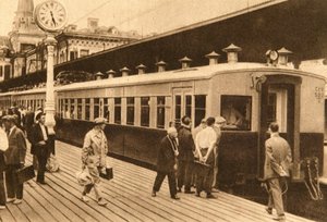 Elektrische treinstel, Moskou, USSR, 1920s