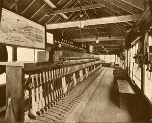 Electro-mechanische seinhuis bij Victoria, Southern Railway, 1930