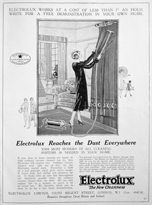 Electrolux stofzuiger advertentie door Unbekannt
