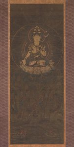 Elfhoofdige Kannon op de Berg Fudaraka door Unbekannt