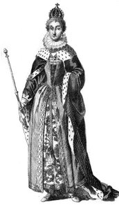 Elizabeth I van Engeland, 1533-1603 door Unbekannt