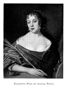 Elizabeth Pepys 1640-1669, 19e eeuw door Unbekannt