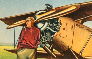 Elly Beinhorn met haar vliegtuig, 1932 door Unbekannt