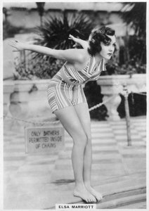 Elsa Marriott, actrice, 1938