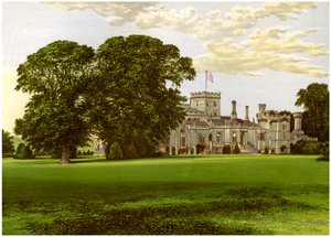 Elton Hall, Northamptonshire, huis van de Graaf van Carysfort door Unbekannt