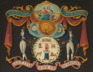 Emblemen voor Royal Crown Lodge No. 22