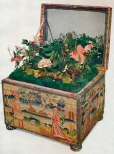 Geborduurde Kist, 17e Eeuw, 1929