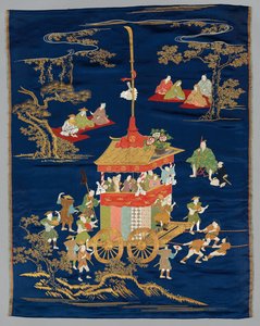 Geborduurde Fukusa, eind 1800s-begin 1900s