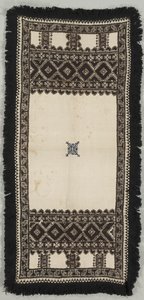 Geborduurde mat of een Paños de Ofrenda, 19e eeuw door Unbekannt