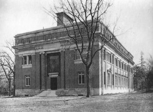 Emerson Hall, Harvard University, Cambridge, Massachusetts, VS, begin 20e eeuw door Unbekannt