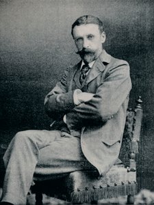 Emile Claus, van een foto, ca. 1899 door Unbekannt