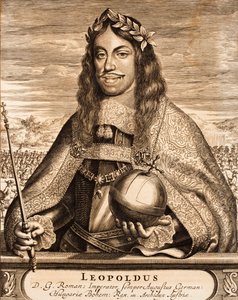 Keizer Leopold I 1640-1705 Uit: Schauplatz des Krieges, 1675