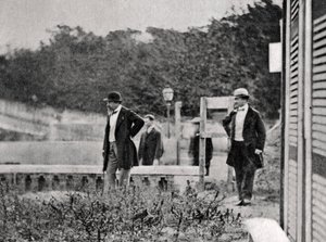 Keizer Napoleon III van Frankrijk in ballingschap, Chislehurst, Kent, 1871-1873 door Unbekannt