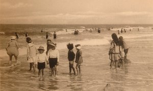 Kinderen in bad, ca. 1900