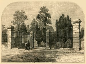 Ingang van Brompton Cemetery door Unbekannt