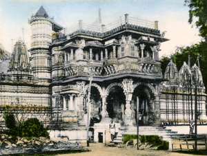 Ingang van het Huthi Singh Graf, Ahmedabad, India, vroege 20e eeuw door Unbekannt