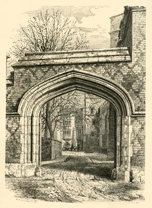 Ingang naar Westons Yard, 1911 door Unbekannt