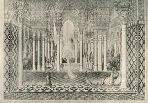 Ingang van het Hof van de Leeuwen, 19e eeuw, 1907 door Unbekannt