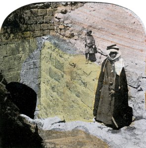 Ingang van de Maagdenbron, Jeruzalem, Israël door Unbekannt