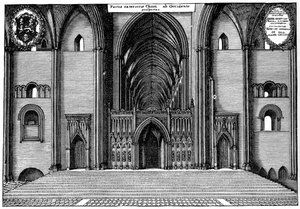 Ingang van het koor van de oude St. Paul