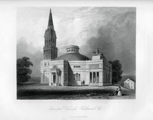 Episcopale Kerk, Richmond, Virginia, VS, 1855