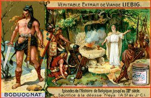 Episodes in de geschiedenis van België tot de 13e eeuw: Boduognatus, ca. 1900 door Unbekannt