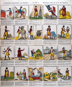 Episodes uit het leven van Napoleon, 19e eeuw door Unbekannt